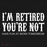 I'm Retired You're Not Funny Apron thumb 3