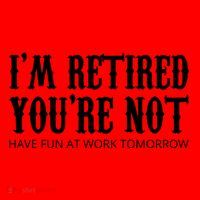 I'm Retired You're Not Funny Santa Hat thumb 1