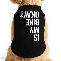 Is My Bike Okay? Upside Down Motorcycle Logo Doggie Tank thumb 0