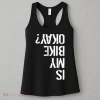 Is My Bike Okay? Upside Down Motorcycle Logo Women's Tank Top thumb 3