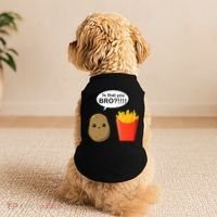 Is That You Bro Funny Cute French Fries Doggie Tank thumb 2