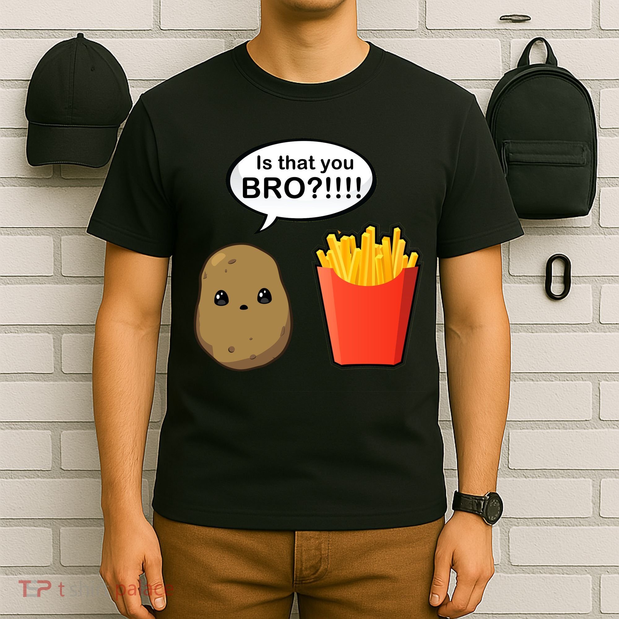 Is That You Bro Funny Cute French Fries T-Shirt