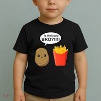 Is That You Bro Funny Cute French Fries Toddler T-Shirt thumb 2