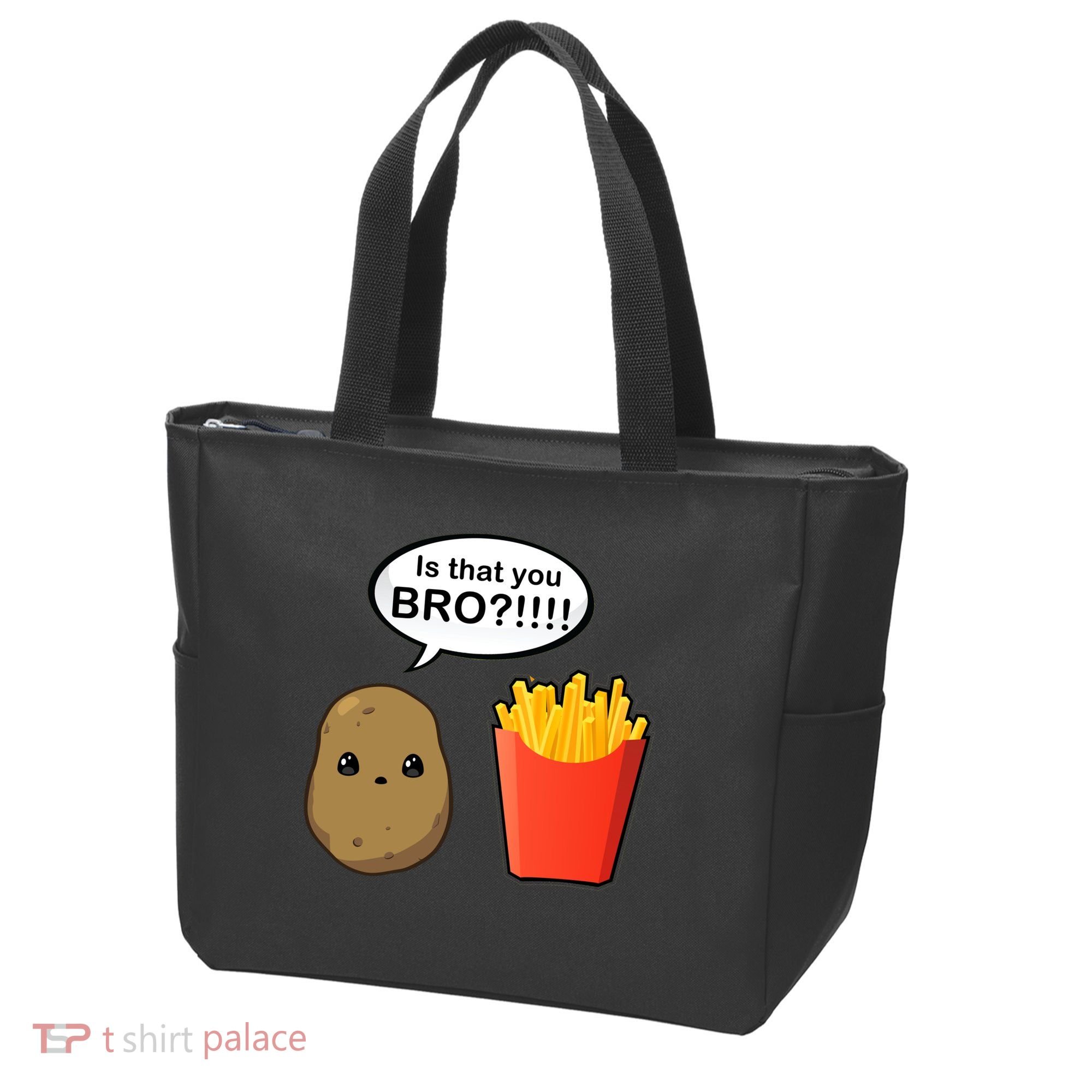 Is That You Bro Funny Cute French Fries Tote Bag