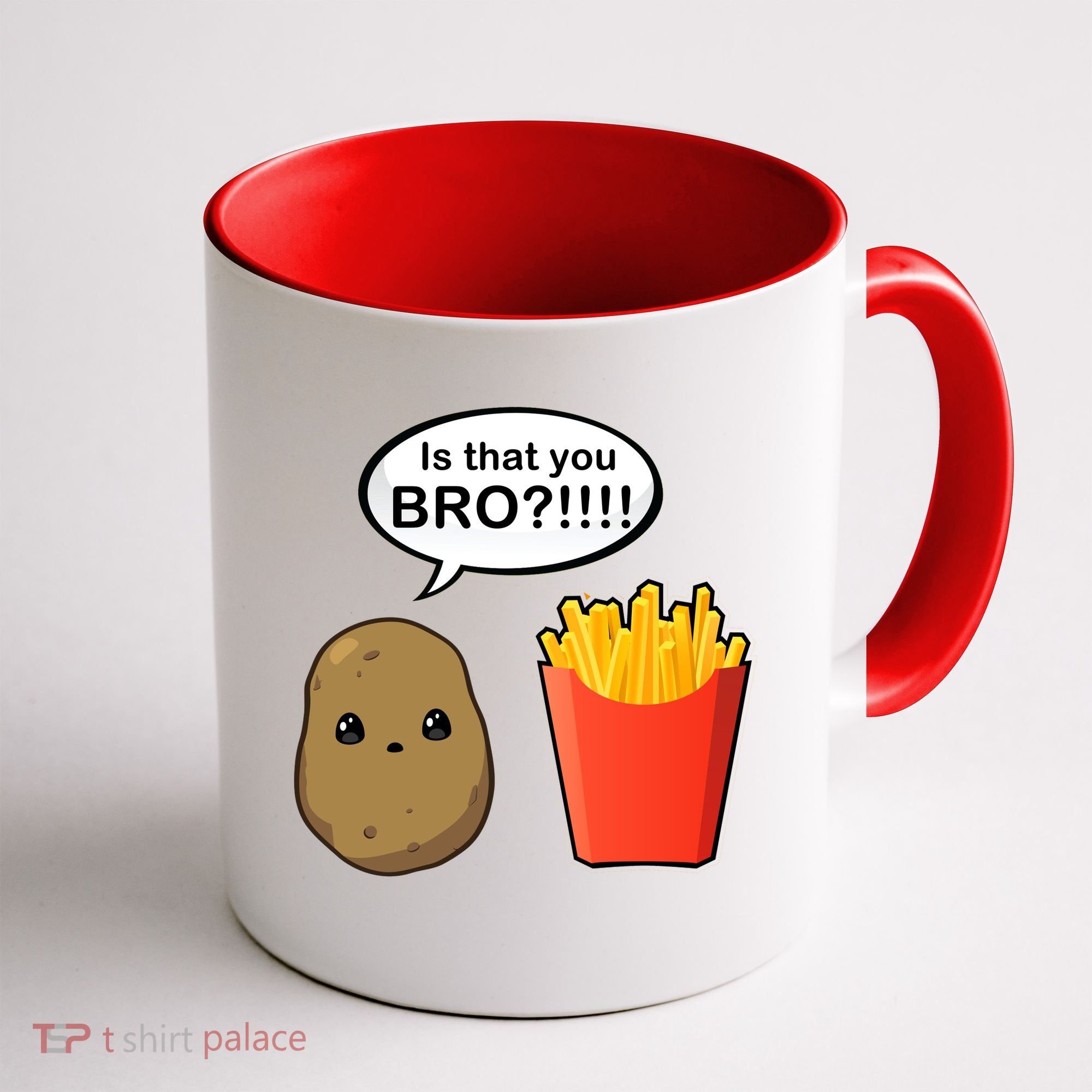 Is That You Bro Funny Cute French Fries Coffee Mug
