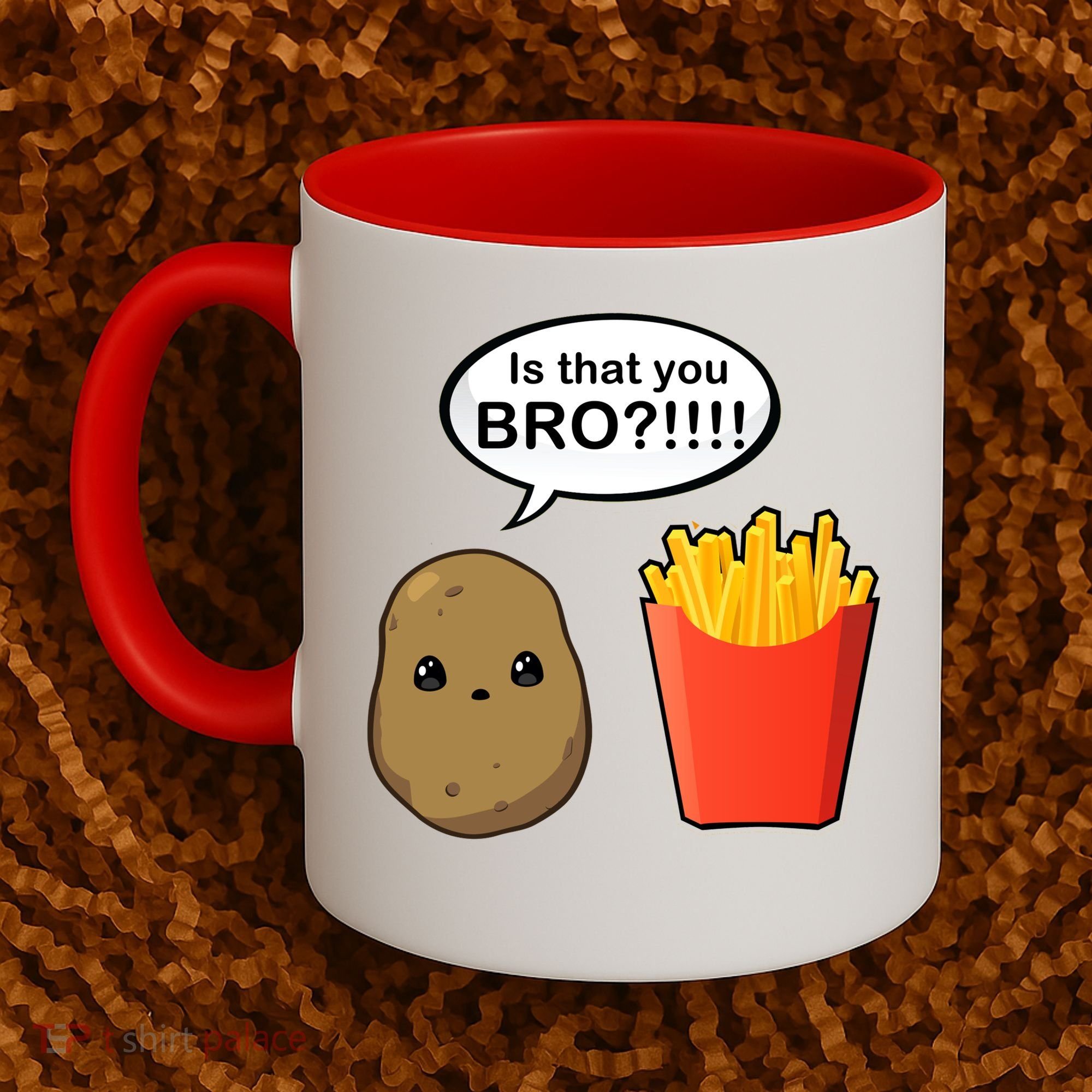 Is That You Bro Funny Cute French Fries Coffee Mug