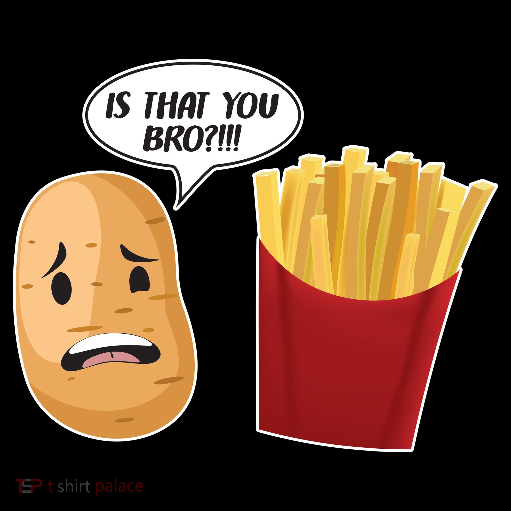 Is That You Bro Funny French Fries Coffee Mug