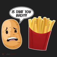 Is That You Bro Funny French Fries Beanie thumb 2