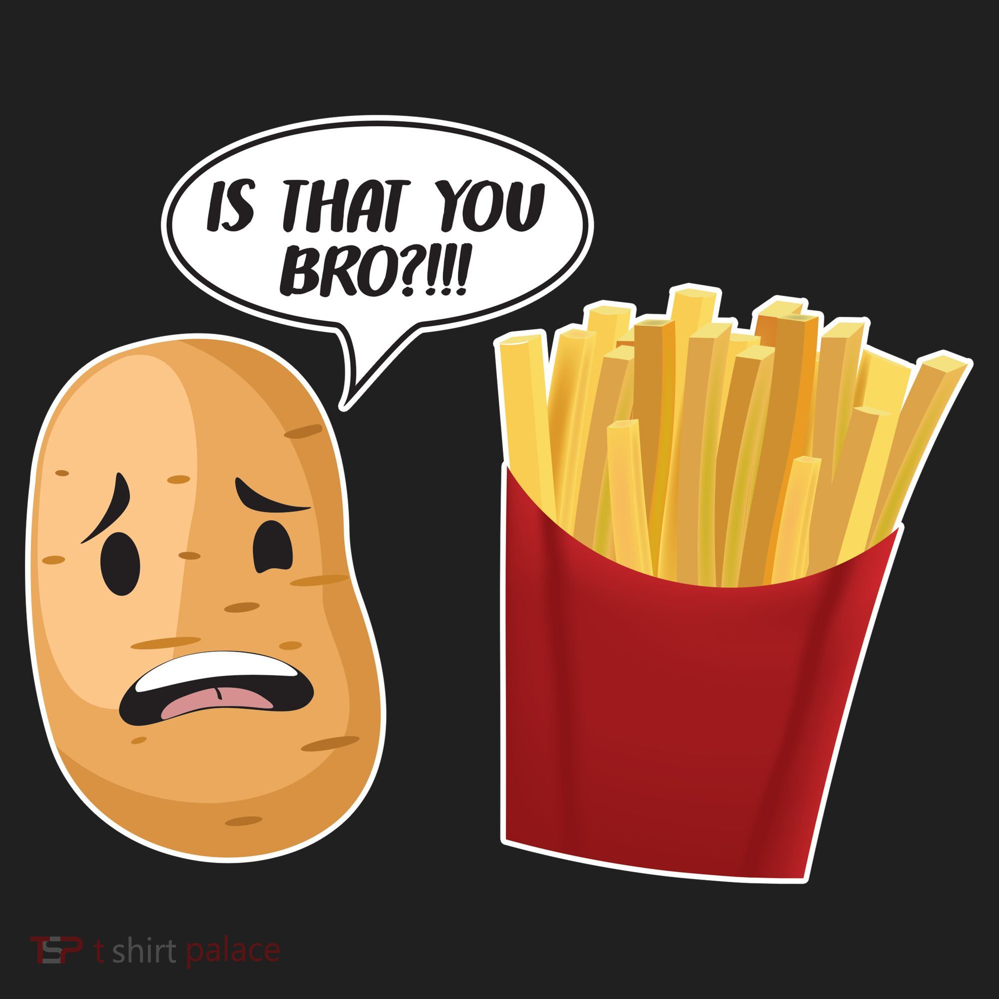 Is That You Bro Funny French Fries Beanie