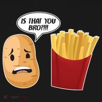 Is That You Bro Funny French Fries Women's Hoodie thumb 2