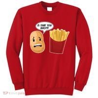 Is That You Bro Funny French Fries Sweatshirt thumb 0