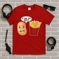 Is That You Bro Funny French Fries T-Shirt thumb 5
