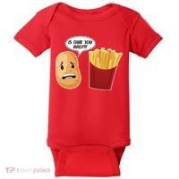 Is That You Bro Funny French Fries Baby Bodysuit thumb 0
