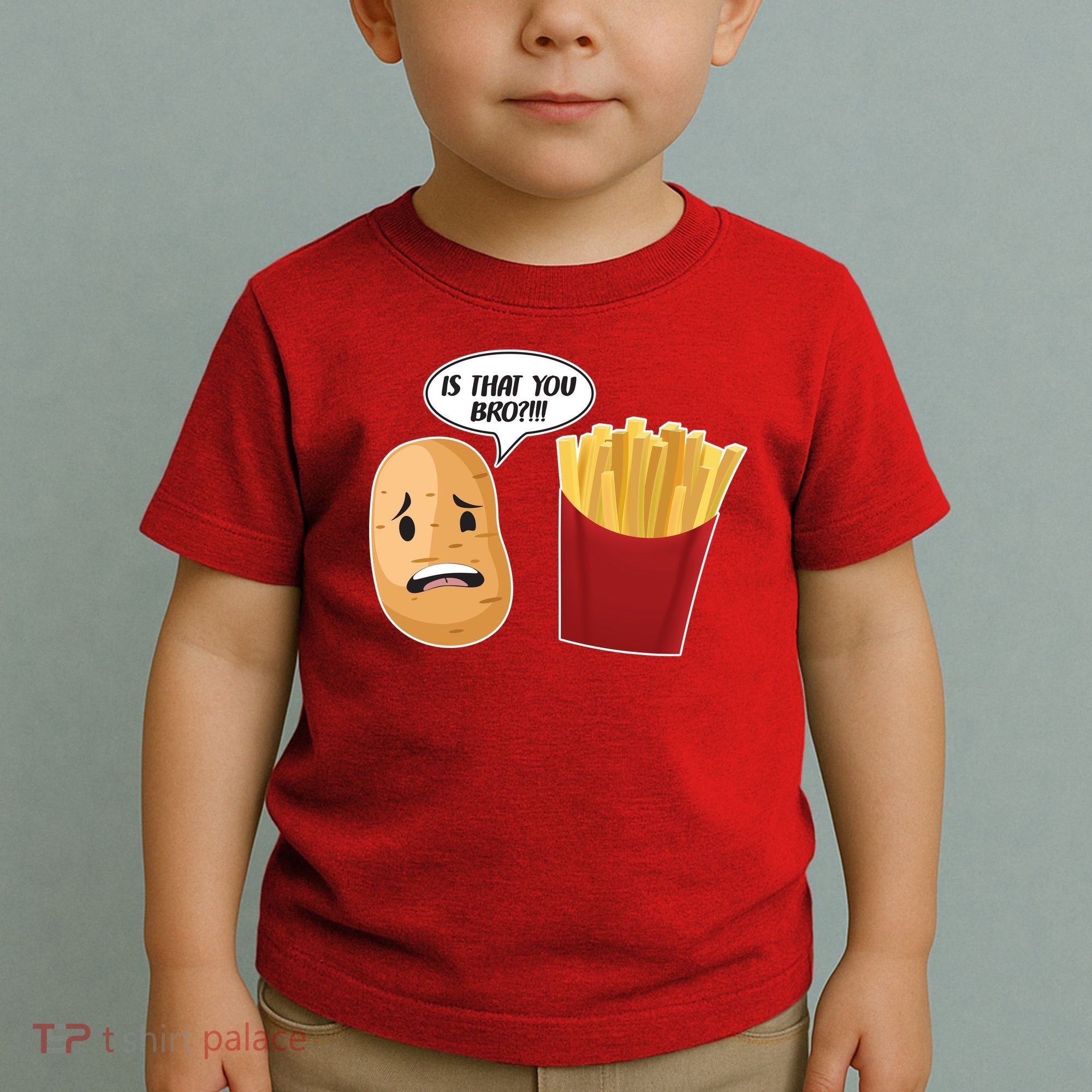 Is That You Bro Funny French Fries Toddler T-Shirt