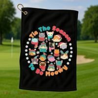 Is The Season To Be Meowy Golf Towel thumb 1