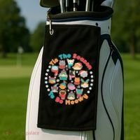 Is The Season To Be Meowy Golf Towel thumb 2