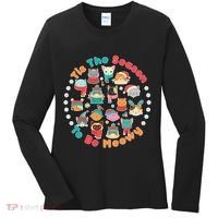 Is The Season To Be Meowy Women's Long Sleeve Shirt thumb 0