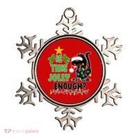Is This Jolly Enough Funny Christmas Cat Ornament thumb 0