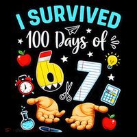 I Survived 100 Days Of 67 School Teachers Students 6-7 Meme Coffee Mug thumb 5