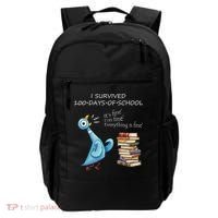 I Survived 100 Days Of School Pigeon 100th Day Backpack thumb 0