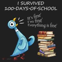I Survived 100 Days Of School Pigeon 100th Day Tumbler thumb 3