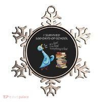 I Survived 100 Days Of School Pigeon 100th Day Ornament thumb 0