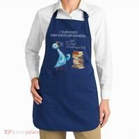 I Survived 100 Days Of School Pigeon 100th Day Apron thumb 2