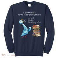 I Survived 100 Days Of School Pigeon 100th Day Sweatshirt thumb 0