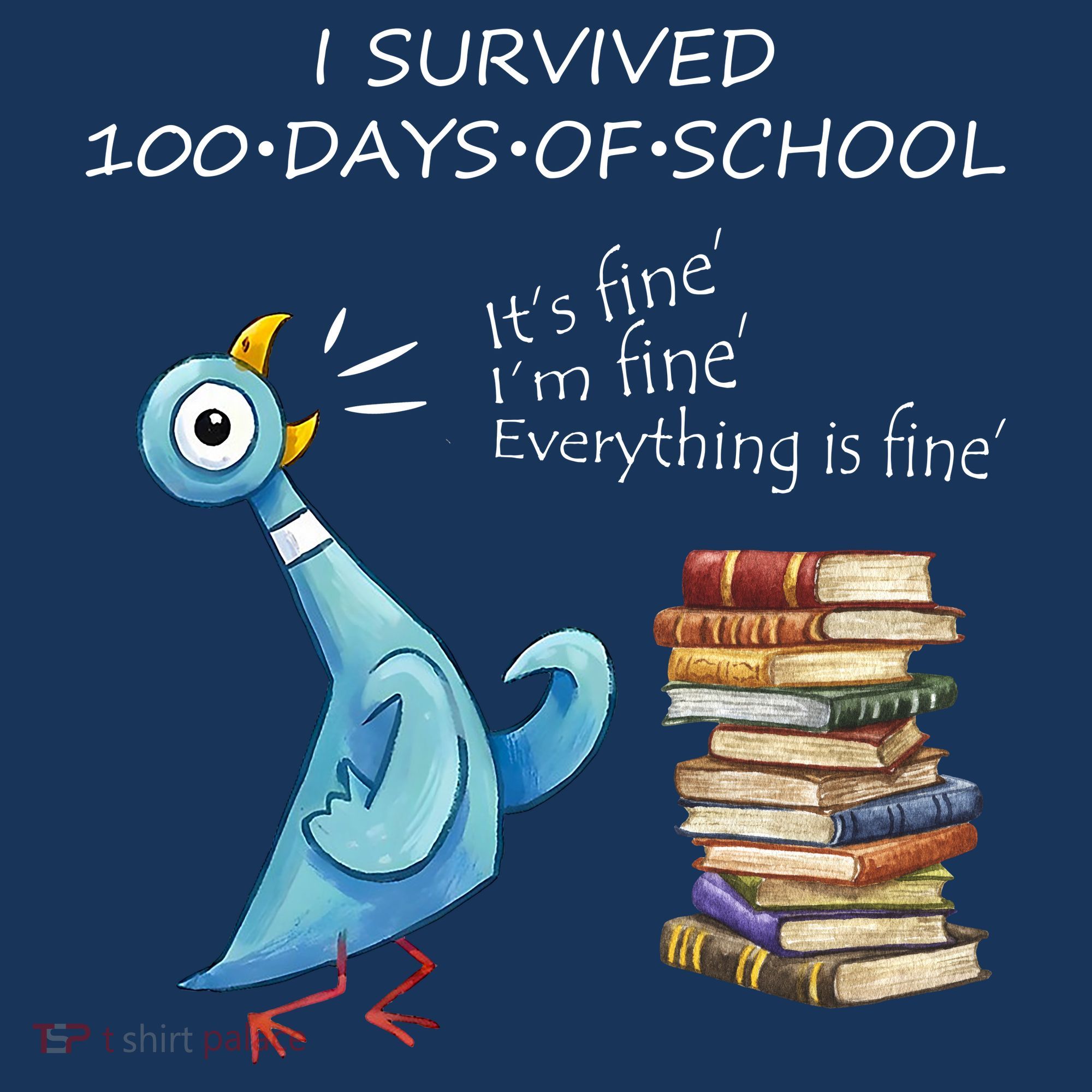 I Survived 100 Days Of School Pigeon 100th Day Women's Hoodie