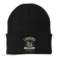 I Survived 1st Year Marriage First Wedding Anniversary Beanie thumb 0