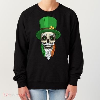 Irish Bearded Skull Women's Sweatshirt
