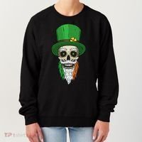 Irish Bearded Skull Women's Sweatshirt thumb 0