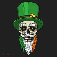Irish Bearded Skull Women's Sweatshirt thumb 2