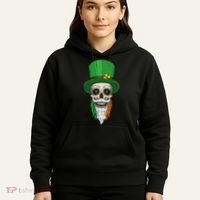 Irish Bearded Skull Hoodie thumb 5