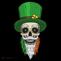Irish Bearded Skull Hoodie thumb 7