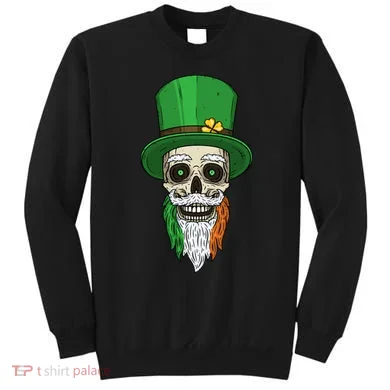 Irish Bearded Skull Sweatshirt