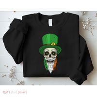 Irish Bearded Skull Sweatshirt thumb 2
