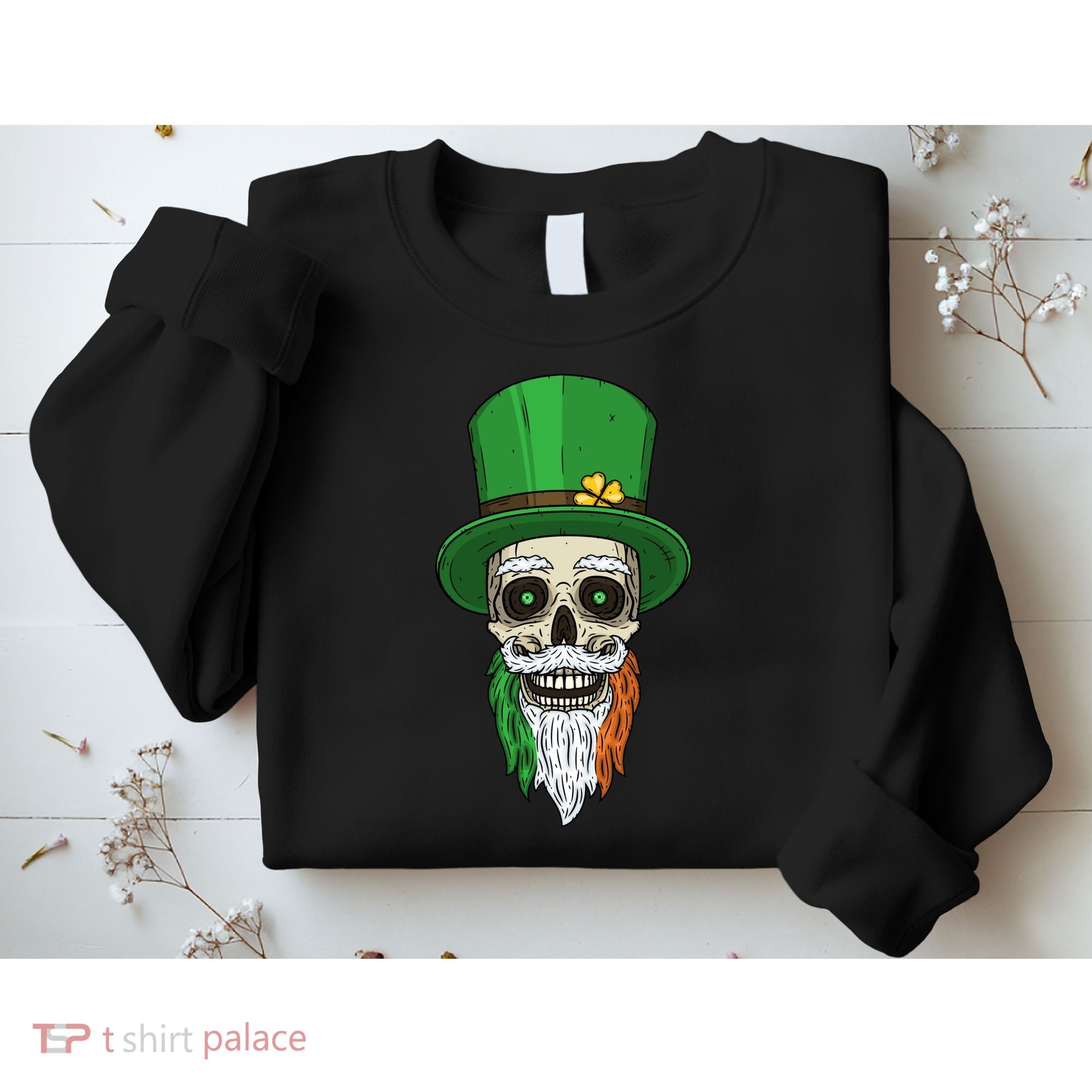 Irish Bearded Skull Sweatshirt