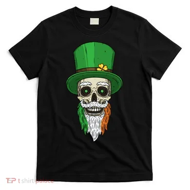 Irish Bearded Skull T-Shirt