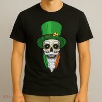 Irish Bearded Skull T-Shirt thumb 3