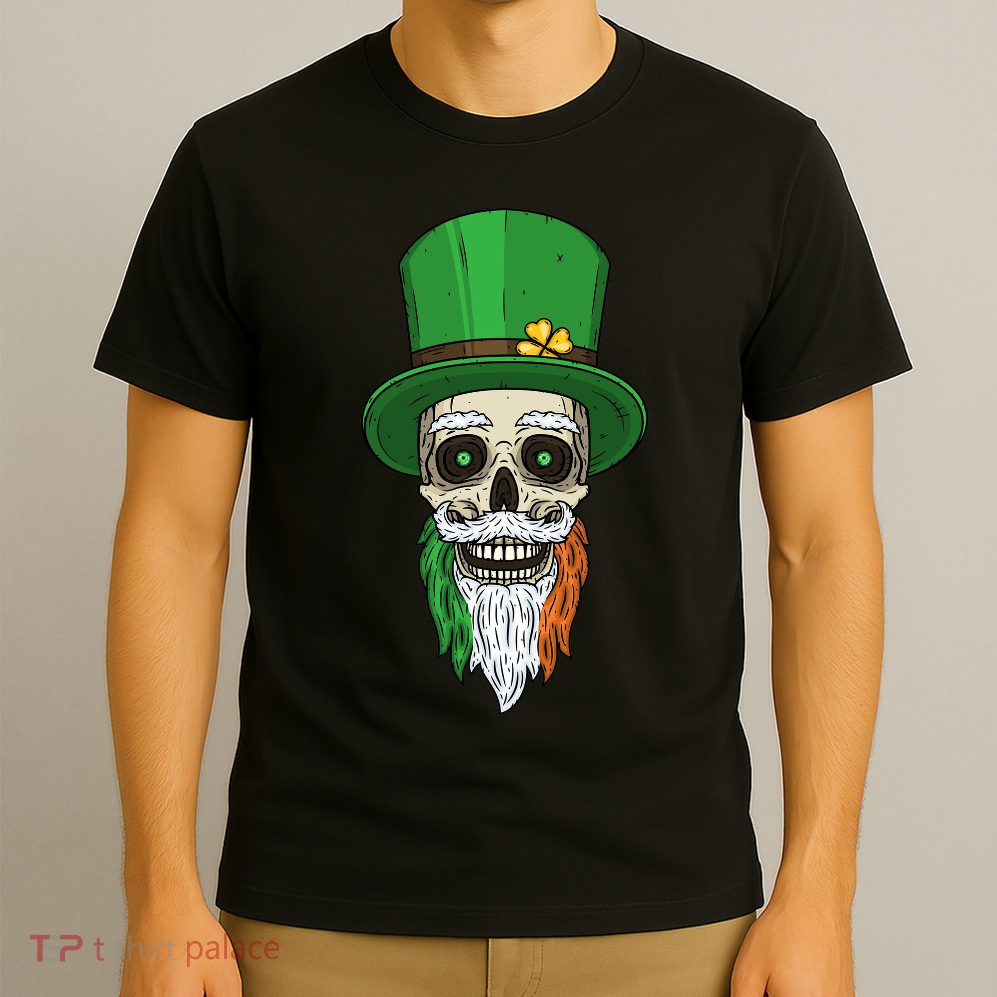Irish Bearded Skull T-Shirt