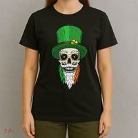 Irish Bearded Skull T-Shirt thumb 4