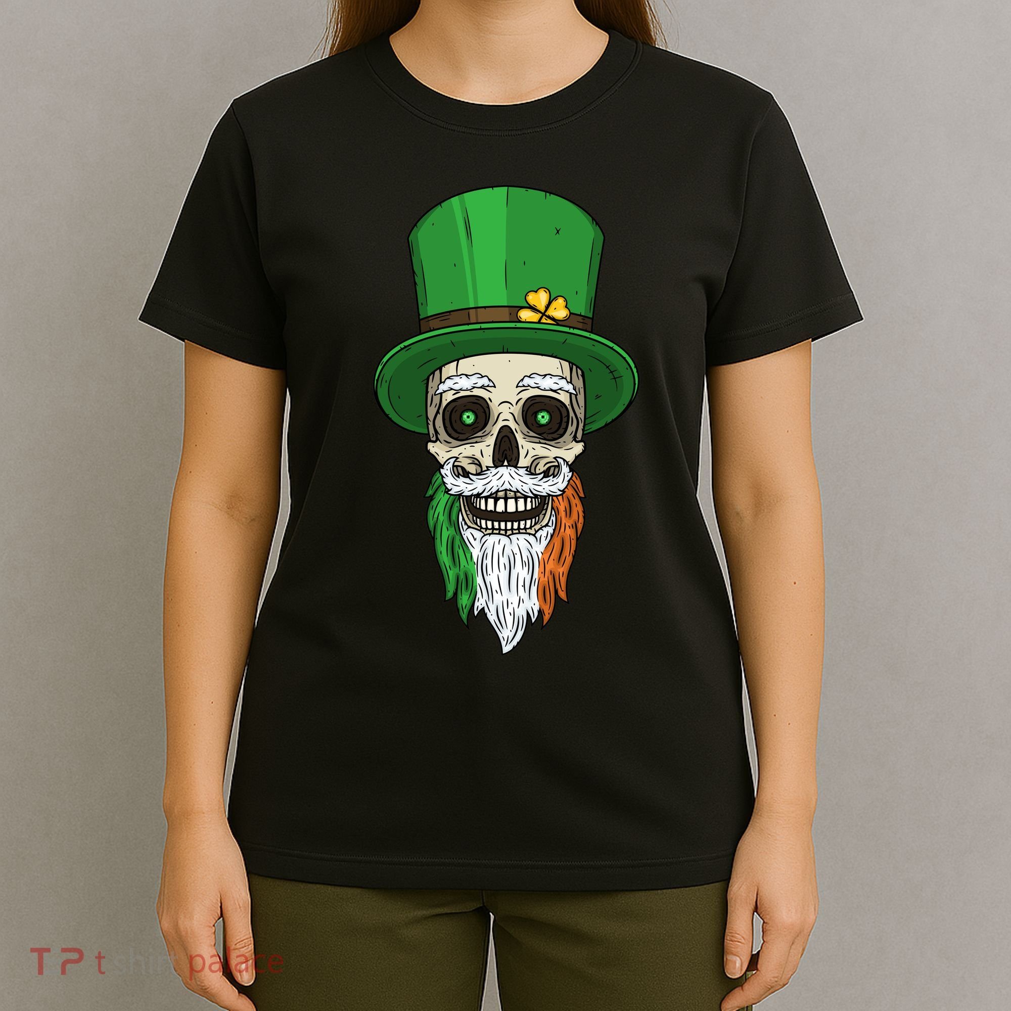 Irish Bearded Skull T-Shirt