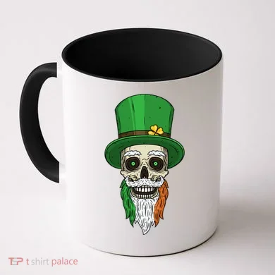 Irish Bearded Skull Coffee Mug