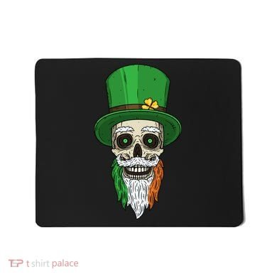 Irish Bearded Skull Mousepad