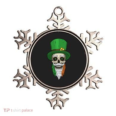 Irish Bearded Skull Ornament