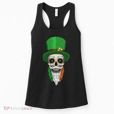 Irish Bearded Skull Women's Tank Top