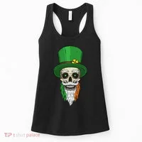 Irish Bearded Skull Women's Tank Top thumb 0