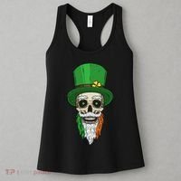Irish Bearded Skull Women's Tank Top thumb 3