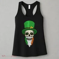 Irish Bearded Skull Women's Tank Top thumb 3